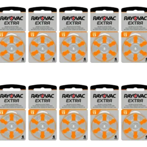 pila 13 rayovac audífonos pr 48 cilíndrica 10 pack de 6 unidades
